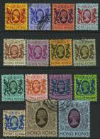 Hong Kong SG415-486 1982 10c-$20 QEII With High Value VFU - Gebraucht