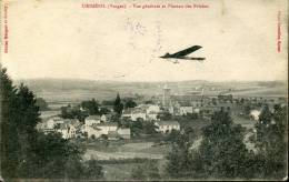 88-VOSGES-- URIMENIL / VUE GENERALE ET PLATEAU DES FRICHES AVION  ECRITE ‹(•¿• )› - Urimenil