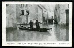 45 - ORLÉANS - Crue De La Loire (21 Octobre 1907) Rue Des Charretiers - Orleans
