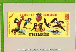 BUVARD  : Couque De Bourgogne PHILBEE  Le Sport - Pan De Especias