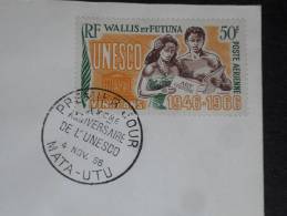 WALLIS ET FUTUNA YT PA 28 SUR FDC PREMIER JOUR - UNESCO ART CULTURE - MATA UTU - - FDC