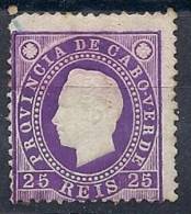 130101862  CABVER  C.P.  YVERT  Nº  18  *  MH - Cape Verde