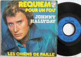 Johnny HALLYDAY RARE SP Requiem Pour Un Fou Imp JATEX EX Parfait état - Rock