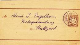 BAYERN 3 PFENNING 1893! - Ganzsachen