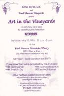 Paul Masson Vineyards Art In The Vineyards 1986 - Altri & Non Classificati