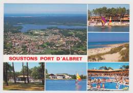 SOUSTONS  PORT D' ALBRET - VUE AERIENNE - VILLAGE DE VACANCES - CAMPING L' AIRIAL ... - Soustons