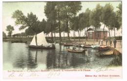 Postkaart / Carte Postale "Donkmeer / Lac De Donk / Lac Overmeire - L'embarcadère Et Le Plumet" - Berlare