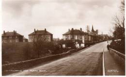 Invergowrieand Perth Road Old Real Photo Postcard - Perthshire