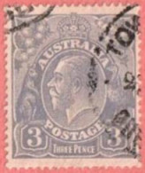 AUS SC #30  1924 KING GEORGE V CV $7.00 - Oblitérés