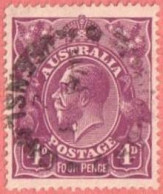 AUS SC #32  1921 KING GEORGE V CV $16.00 - Gebraucht