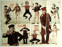 Poster Musik  Frank Zander  - Rückseitig Gorch Fock  -  Ca. 57 X 44 Cm  -  Von Pop Rocky Ca. 1982 - Afiches & Pósters