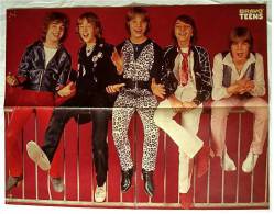 Musik Poster  Gruppe Teens  - Rückseite : Kabir Bedi  ,  Von Bravo Ca. 1982 - Manifesti & Poster