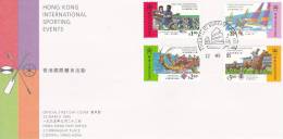 Hong Kong 1995 International Sporting Events FDC - FDC