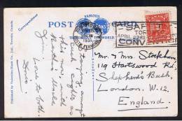 RB 922 - 1931 Postcard - King Street Toronto Canada - 2c Admiral To London - Good "Safety Convention" Slogan - Toronto