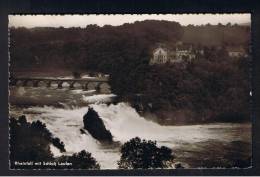 RB 922 - Real Photo Postcard - Rheinfall Mit Schloss Laufen Switzerland - Laufen-Uhwiesen 