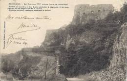 BOUILLON ..-- Tunnel Et Route De CORBION . 1904 Vers PONT  A  MOUSSON ( Melle Lucie Clément ) . Voir Verso . - Bouillon