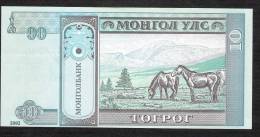 MONGOLIA   P62b    10   TUGRIK    2002    UNC. - Mongolia