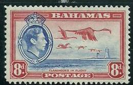 Bahamas 1938 Birds Aves Oiseaux Vegels  George V - Greater Flamingo  - Phoenicopterus Ruber Canc - Flamingo's