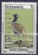 Botswana 1978 Birds Aves Oiseaux Vegels - Bustards - White-quilled Bustard - Eupodotis Afraoides  Canc - Storks & Long-legged Wading Birds