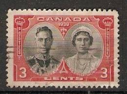 Canada  1939  Royal Visit  3c  (o) - Oblitérés