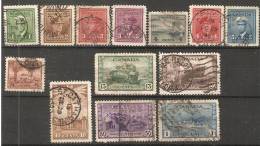 Canada  1942-48  King George VI  (o) - Used Stamps