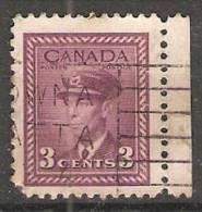 Canada  1942-48  King George VI  3c  (o) - Used Stamps