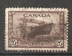 Canada  1942-48  King George VI  20c  (o) - Used Stamps