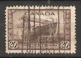 Canada  1942-48  King George VI  20c  (o) - Used Stamps