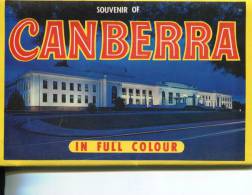 (07) Postcard View Folder - Depliant De Carte Postale - ACT - Canberra - Canberra (ACT)