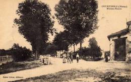 Carte Postale Ancienne COURTISOLS 1919 Maison Neuve Marne DEBAR EDITEUR - Courtisols