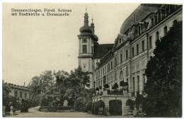 ALLEMAGNE : DONAUESCHINGEN - FURSTL SCHLOSS MIT STADKIRCHE U DONAUQUELLE - Donaueschingen