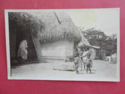 Rppc Street Scene With Children San Juan ID By Prior Owner-------------- Ref 848 - Puerto Rico