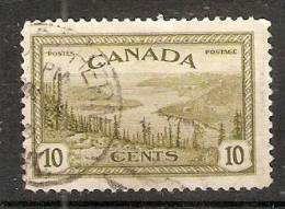 Canada  1946  Peace  10c  (o) - Oblitérés