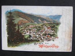 AK MÜRZZUSCHLAG Litho 1899  //  D*6999 - Mürzzuschlag