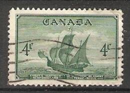 Canada  1949  Cabot`s Ship "Matthew"  (o) - Used Stamps