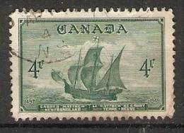 Canada  1949  Cabot`s Ship "Matthew"  (o) - Used Stamps