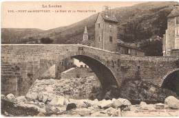 PONT DE MONTVERT - Pont Et Vieille Tour - Linge Et Lavandière - Le Pont De Montvert