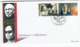 Fdc Literatuur Jef Geeraerts/Steeman Nrs 3764/3765  De Zaak Alzheimer/L"assassin Habite N°21 - 2001-2010