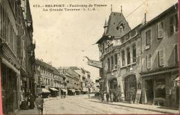 90-TERRITOIRE DE BELFORT--BELFORT / FAUBOURG DE FRANCE/ LA GRANDE TAVERNE    ECRITE ‹(•¿• )› - Belfort - Ville