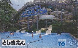 Télécarte Japon - PARC D´ATTRACTION TOBE / Hydropolis - AMUSEMENT PARK Japan Phonecard - VERGNÜGUNGSPARK  - ATT 128 - Spiele