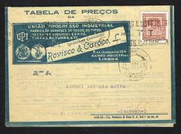 PORTUGAL - Carta Publicitária Rovisco & Caroço, Lda. Lisboa - Alcorochel - Storia Postale