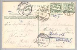 Heimat DE BW OBERTSROTH (Murgental) 1906-04-26 Auf AK KOS-Stempel Aus Basel - Otros & Sin Clasificación