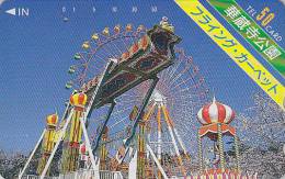 Télécarte Japon - PARC D´ATTRACTION - Flying Carpet ** ONE PUNCH ** - AMUSEMENT PARK Japan Phonecard -  ATT 152 - Games