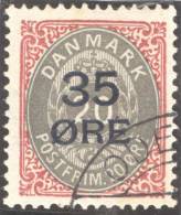 Dänemark 1912 35/20 Ore Mi#61I Gestempelt - Gebraucht