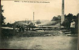 89--YONNE-- CHATEL/ LE PORT DU CANAL  LA BRIQUERIE  ECRITE ‹(•¿• )› - Autres & Non Classés