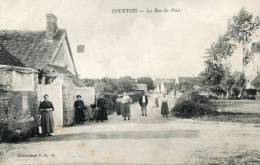 89--YONNE-- COURTOIS / LA RUE DU PONT  ECRITE ‹(•¿• )› - Autres & Non Classés