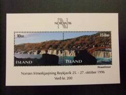 ISLANDIA 1995  CASCADAS DE AGUA  Yvert  & Tellier Nº BF 18 ** MNH - Neufs