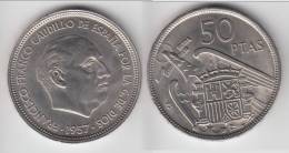 QUALITY **** ESPAGNE - SPAIN - 50 PESETAS 1957 (1960) - FRANCISCO FRANCO **** EN ACHAT IMMEDIAT - 50 Peseta