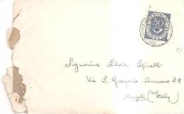 77821) Lettera Con 30 C. Serie Ordinaria Da Kronenberg A Napoli  Li 9/06/52 - Brieven En Documenten