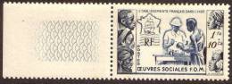 French:Indian SG285 1950 1fa+10ca  MNH Cat.£3.00 - Other & Unclassified